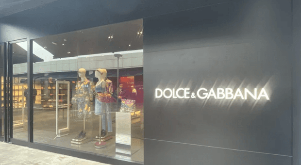 Loja comercial de Dolce & Gabbana