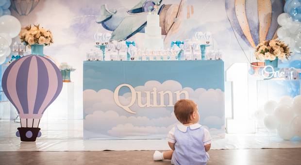Aniversário Infantil de Quinn 1 Ano