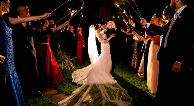 Casamento de De pé / Meika + Gabriel