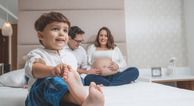 Gestante de À espera de Miguel - Ensaio Gestante