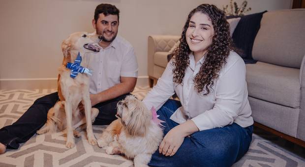 Ensaio Família de Revelação - Lara e Carlos Eduardo