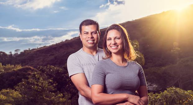 Ensaios de Adriana e Richardson - Ensaio Família