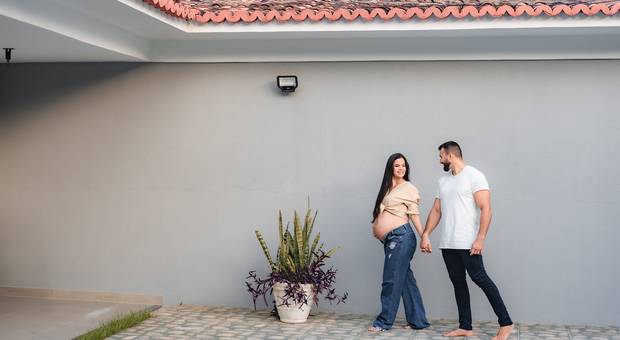 Gestantes de Lauri e Pedro