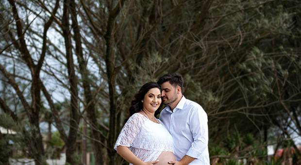 Gestantes de Graciele e Valter