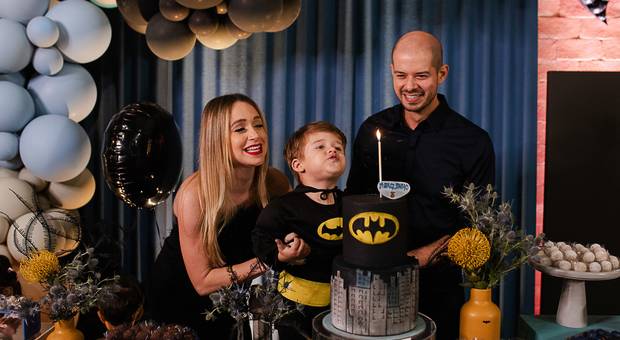 Sorrisos de criança de Thiaguinho fez 3