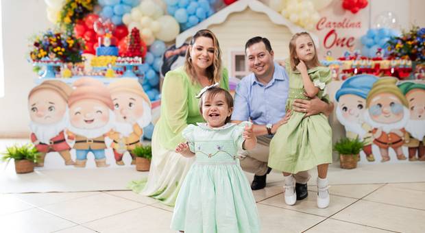 Celebrando a Vida de Carolina fez 1