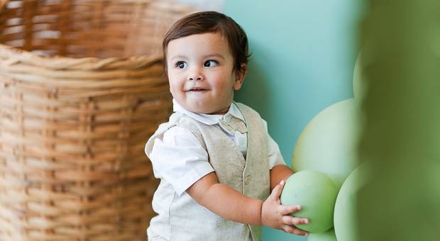 Sorrisos de criança de Benício fez 1