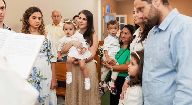 Batizado de Felícia, Bento e Catarina