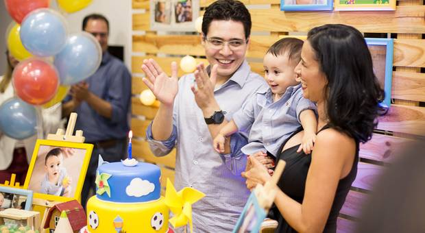 Sorrisos de criança de Felicidade que contagia: Arthur