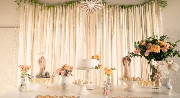 A alma do negócio de Idear Decora o batizado da Fernanda