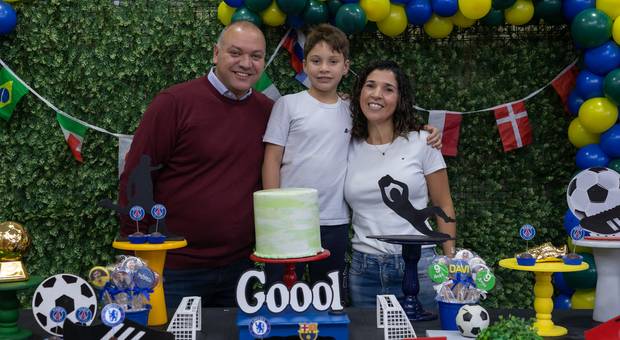 Família de Davi 9 anos