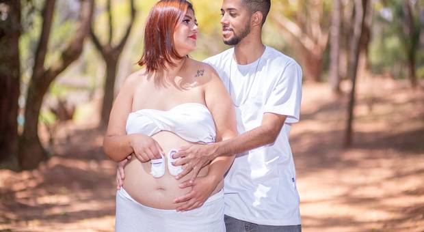 Gestante de Ensaio Gestante - Thaina