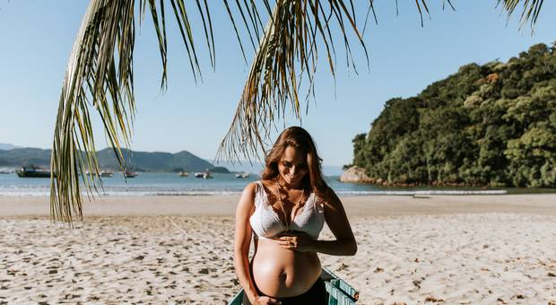 Ensaio de Gestante de Ensaio de Gestante l Praia de Pernambuco