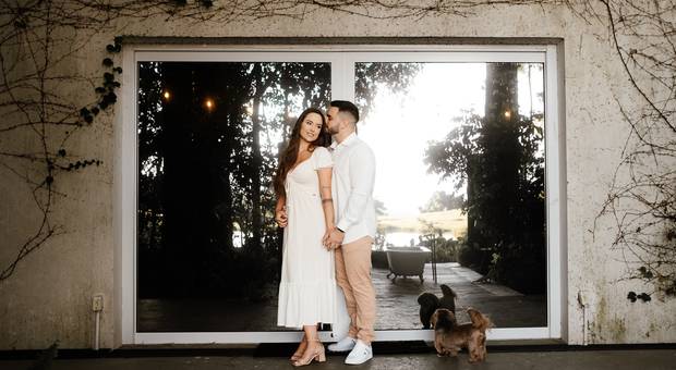 ENSAIOS de Ensaio Pré casamento em meio a natureza - Sara & Arthur 