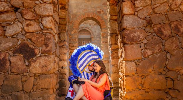 Ensaios de casais de Marília e Dener