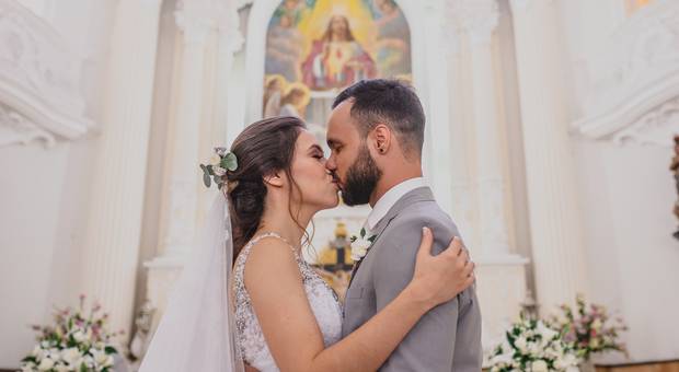 Casamentos de Marília e Dener - Cerimônia religiosa