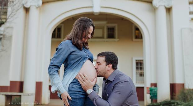 Ensaio Gestante de A Espera de Lucas