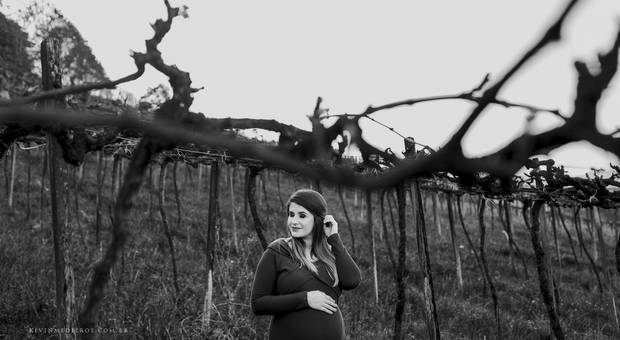 Ensaio Gestante de A Espera de Alice