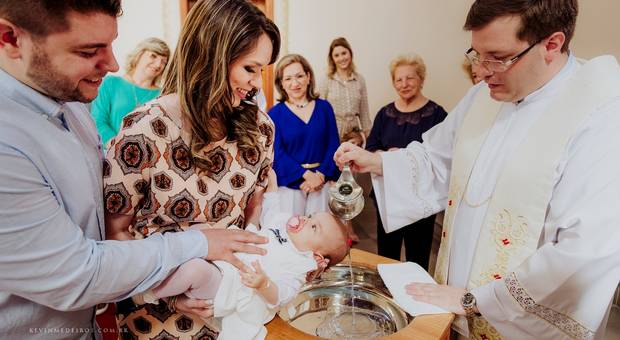 Eventos de Família de Batizado da Júlia