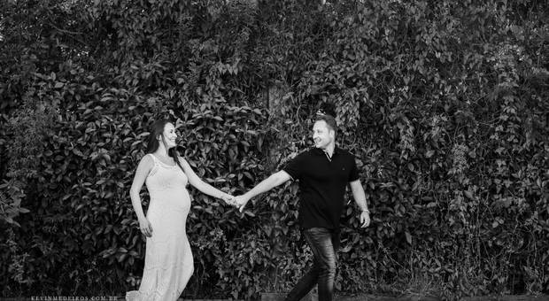 Ensaio Gestante de A Espera de Max