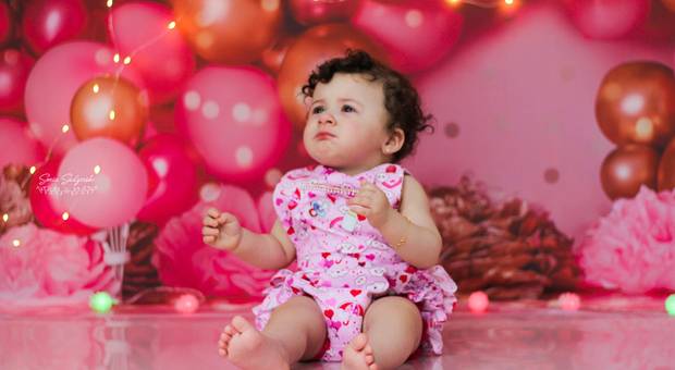 Smash the Cake de 1 aninho da Júlia