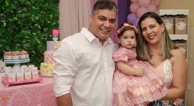 Família de Aniversário Alllana 1 ano