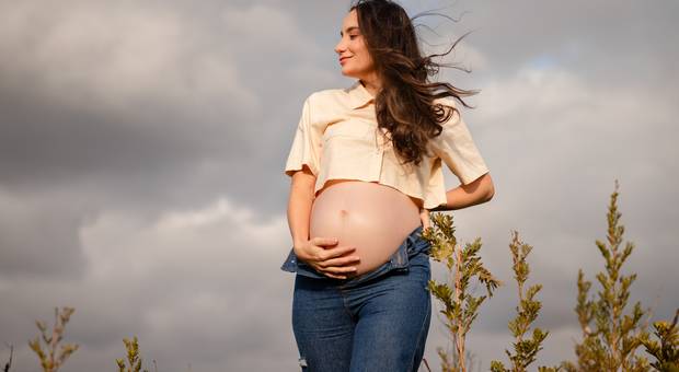 Gestante de Ensaio Grávida Ellen