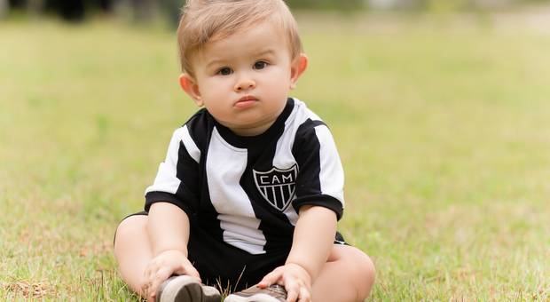 Ensaio Infantil de Um Pequeno Torcedor, Uma Grande História: Raul na Arena MRV