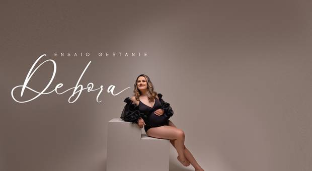 Gestante Estúdio de Ensaio Gestante Debora