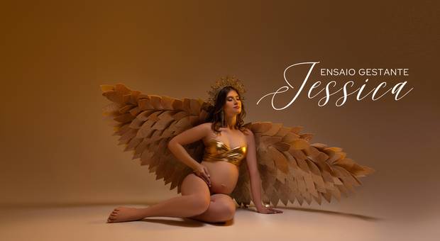Gestante Estúdio de Ensaio Gestante Jessica