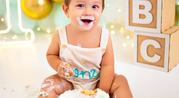 Smash the Cake de Caio 1 Ano