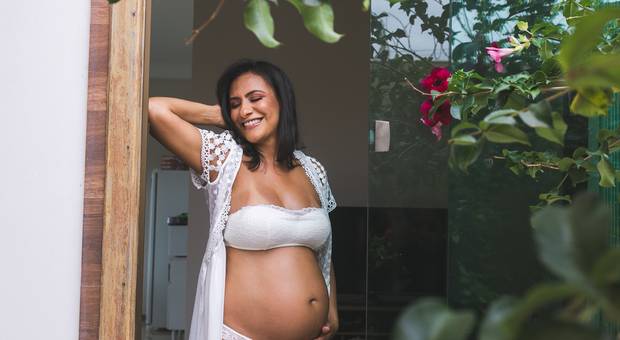 Gestante de Divânia