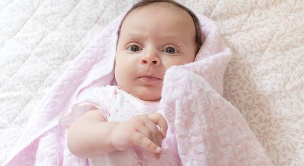 Bebê de 3 meses da Maria Luzia