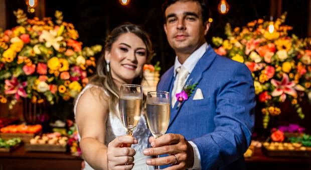 Casamento de Casamento Allan Kardec e Analu 