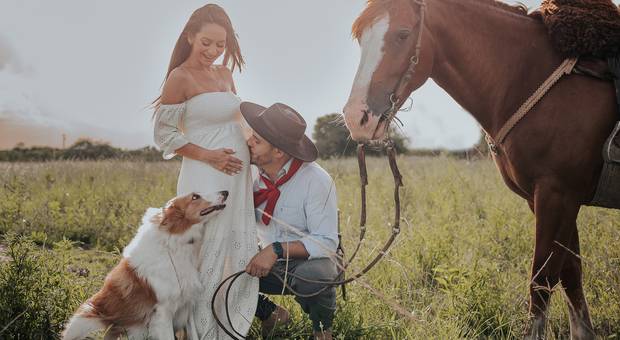 Ensaio de Ensaio Gestante - Luana e Gabriel