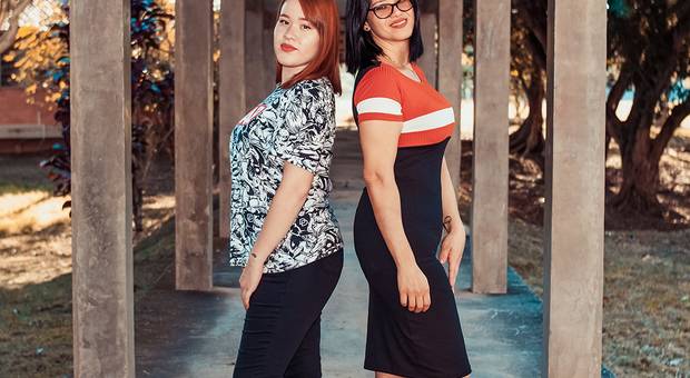 Ensaio Feminino de Ensaio Feminino Externo - Amanda e Stephani