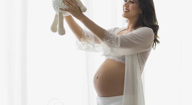 Gestante de Belas Gestantes em Estúdio