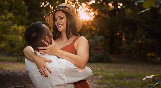 Ensaio de casal de Sara e Tito