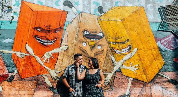 Ensaios de Ensaio Casal SP- Guga e Verônica-Beco do Batman