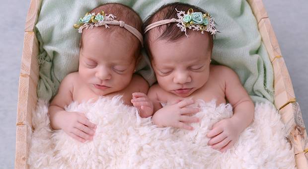 Newborn de Maria Júlia e Maria Clara