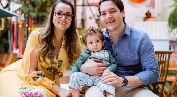 Família de 1º aninho do Gustavo