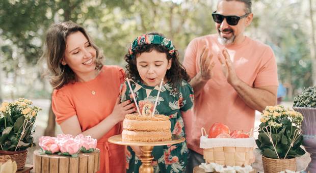 Família de Helena 6 anos