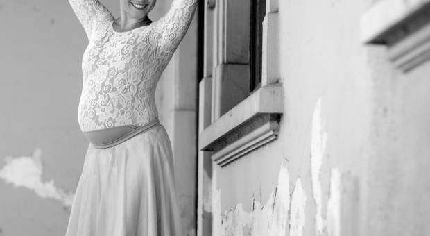 Ensaio Gestante de A espera nas pontas