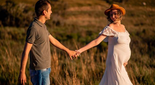 Ensaio Gestante de Doce espera