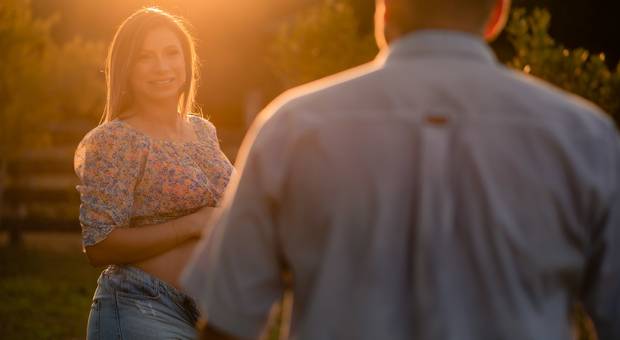 Ensaio Gestante de À espera da mana Lorena