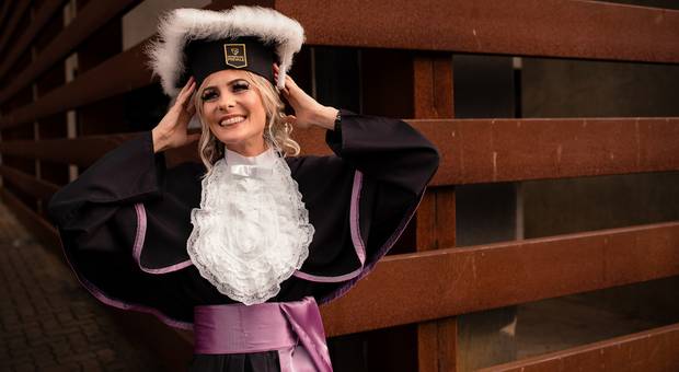 Formatura de Fabiane Priscila Costa