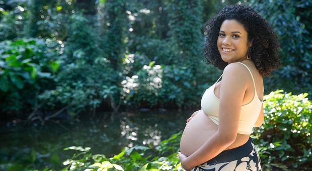 Gestante de Ensaio Gestante da Maria Clara