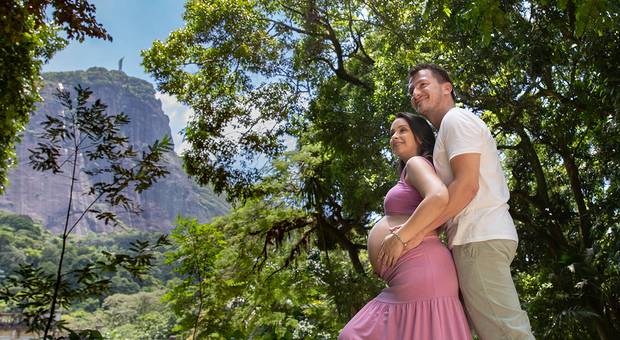 Gestante de Ensaio de Gestante da Aline