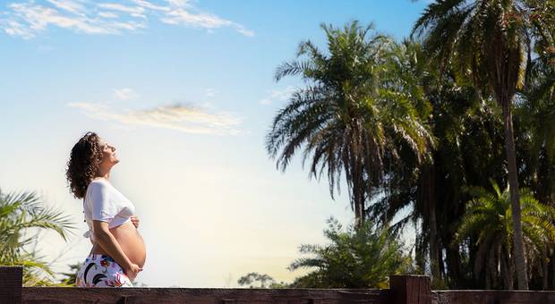 Gestante de Ensaio Gestante da Cláudia