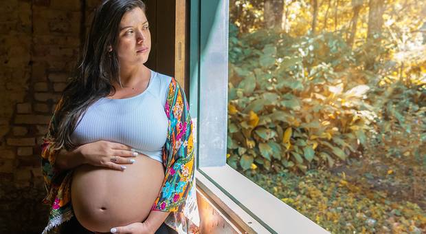 Gestante de Ensaio Gestante da Laíse